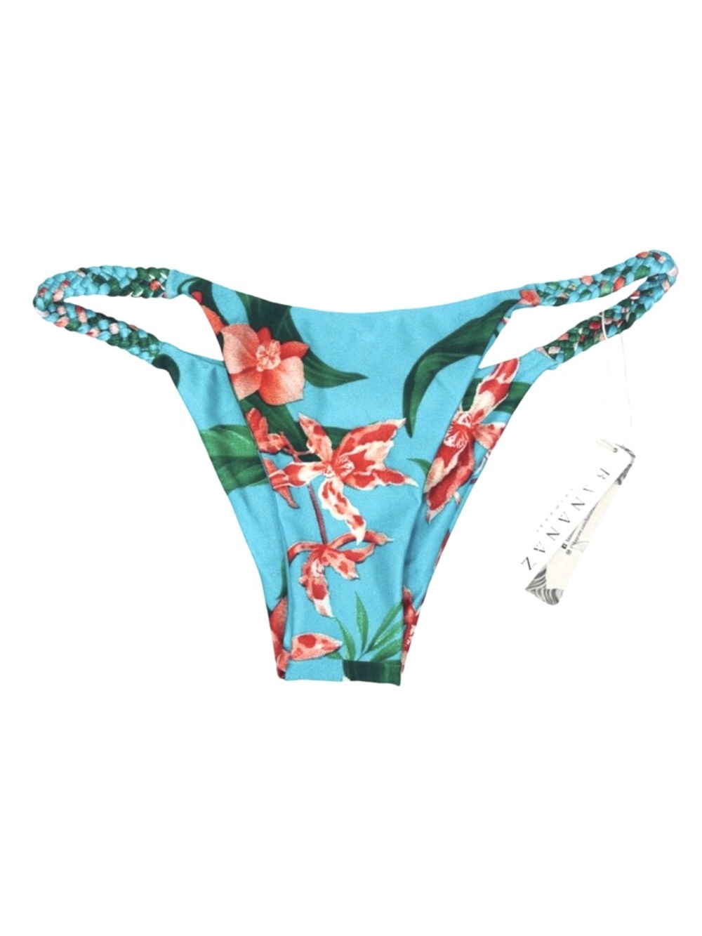 Bananaz Swimwear Brazilian Love Collection Floral Bikini Bottom - Size Large